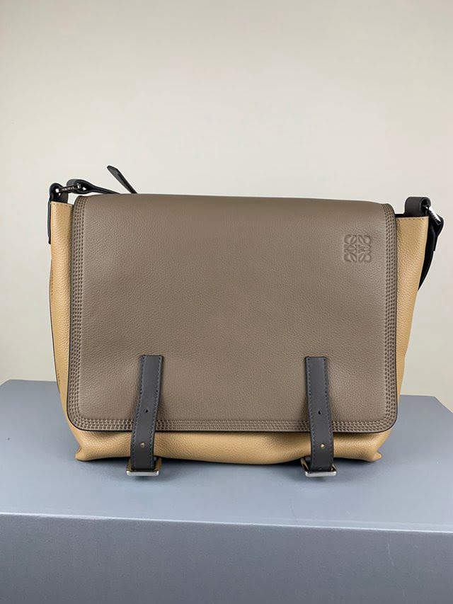 LOEWE包包 羅意威小號Military Messenger信差包 羅意威男士斜挎郵差包 36034  tcl1060