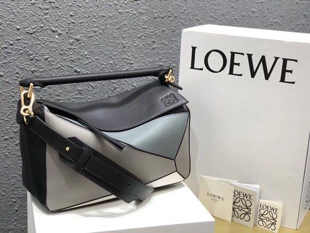 LOEWE包包 羅意威中號Puzzle拼接手提斜挎包 10171  tcl1119