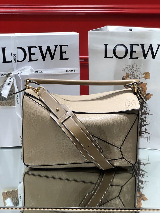 LOEWE包包 羅意威中號PUZZLE拼接手提斜挎包 10171  tcl1210