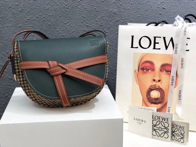 LOEWE包包 羅意威小號Gate馬鞍包 羅意威小挎包 10183  tcl1224