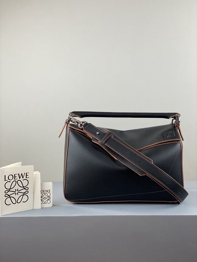 LOEWE包包 羅意威中號Low PUZZLE拼接手提斜挎包 10179  tcl1269