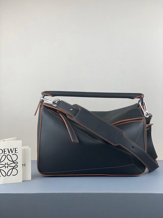 LOEWE2020年春款包包 羅意威中號Low PUZZLE拼接手提斜挎包 10179  tcl1304