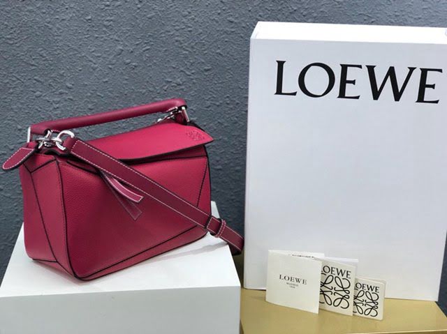 LOEWE經典爆款包包 羅意威小號Puzzle拼接手提斜挎包 10172  tcl1336