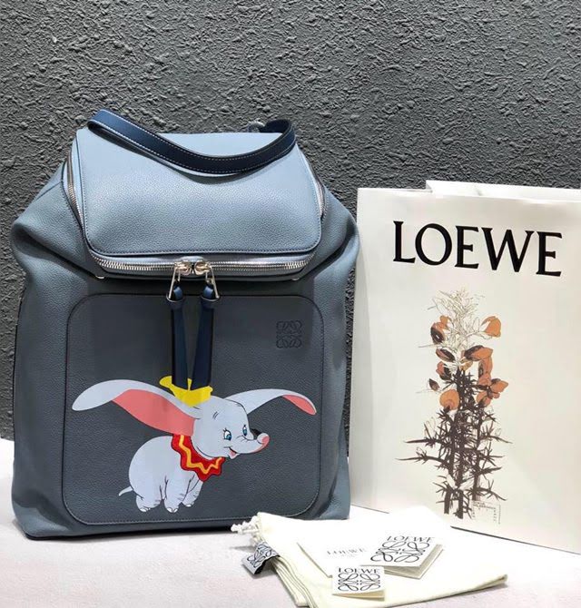 LOEWE包包 羅意威大號小飛象聯名款雙肩包 羅意威女士後背包  tcl1365