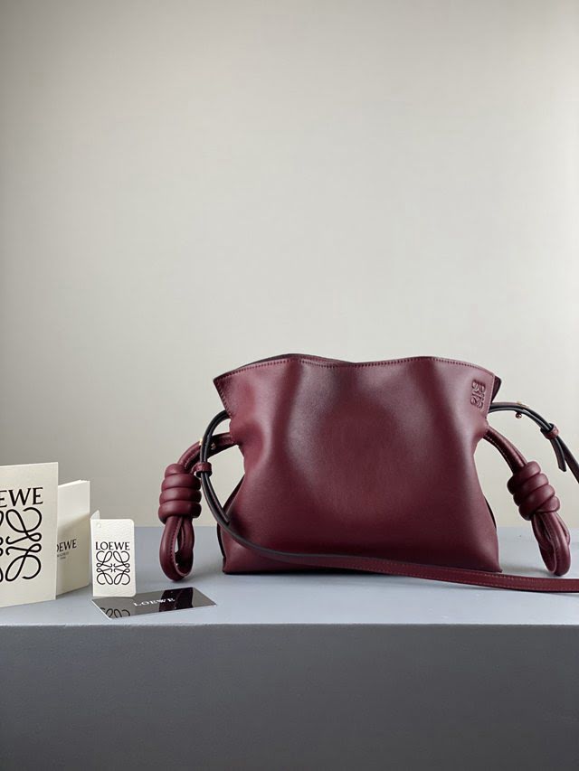 LOEWE包包 羅意威Flamenco繩結包 羅意威肩背斜挎手拿包 10855  tcl1406