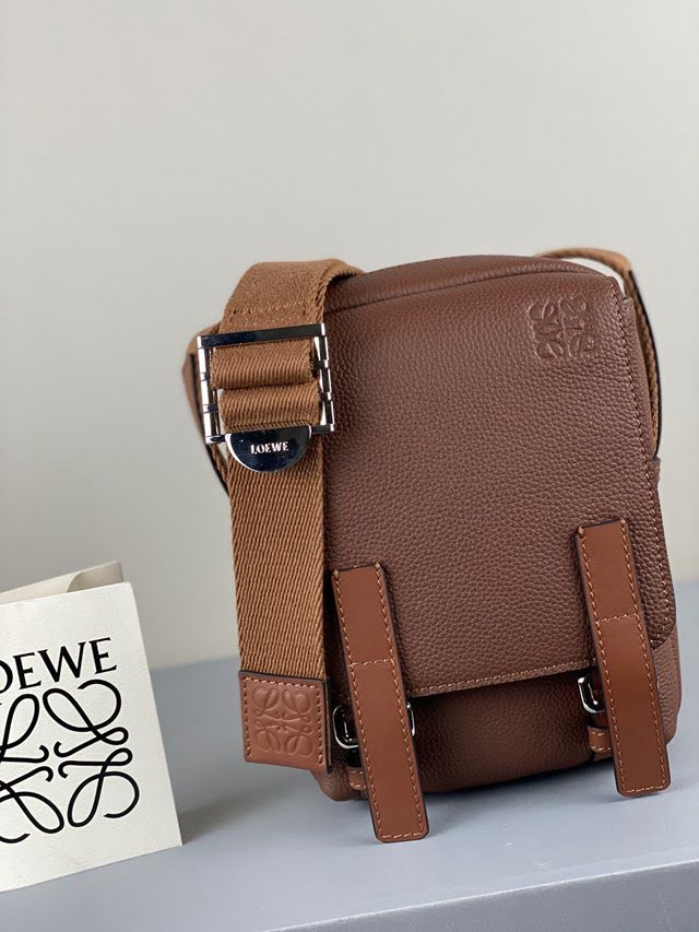 LOEWE包包 羅意威超小號Military Crossbody包包 羅意威肩背斜挎包 11355  tcl1425