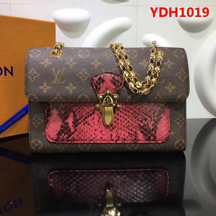 路易威登LV頂級原單牛皮單肩斜跨鏈條包 M41731百搭必備款 YDH1019