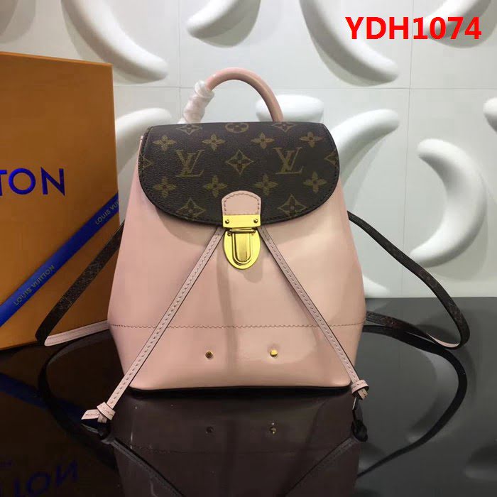 路易威登LV頂級原單 M53545芭蕾粉色Hot Springs迷你雙肩背包 YDH1074