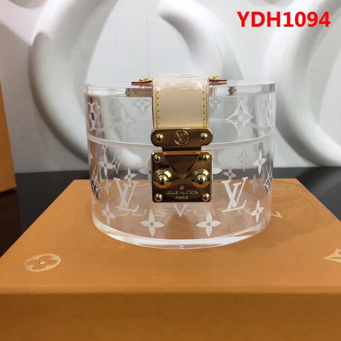 路易威登LV頂級原單2018新款透明包 可做化妝包晚宴包 限量秀款 YDH1094