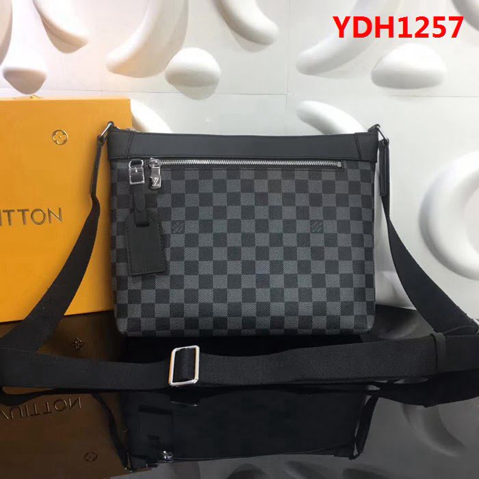 路易威登LV頂級原單N40003 Mick小號單肩斜挎包onogram Macassar帆布 YDH1257