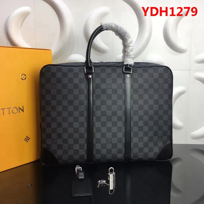 路易威登LV頂級原單N41124 啡格 Porte-Documents Voyage 公事包 YDH1279
