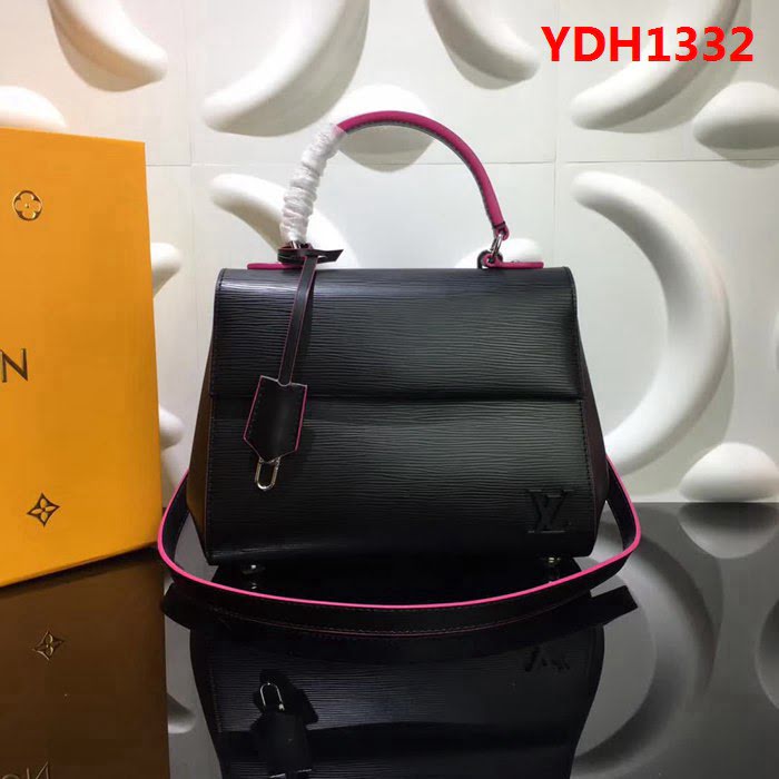 路易威登LV頂級原單 M41312黑皮紅裏 CLUNY BB 手袋 YDH1332