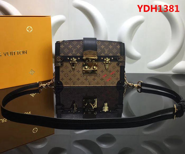路易威登LV頂級原單新品POCHETTE TRUNKM43596 黃花拼色新出的軟盒子 YDH1381