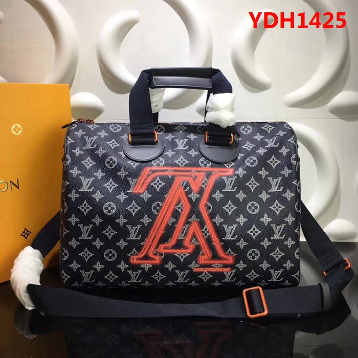 路易威登LV頂級原單2018秋季新款 M43697 Speedy40肩背手提包 手袋飾LV顛倒logo YDH1425