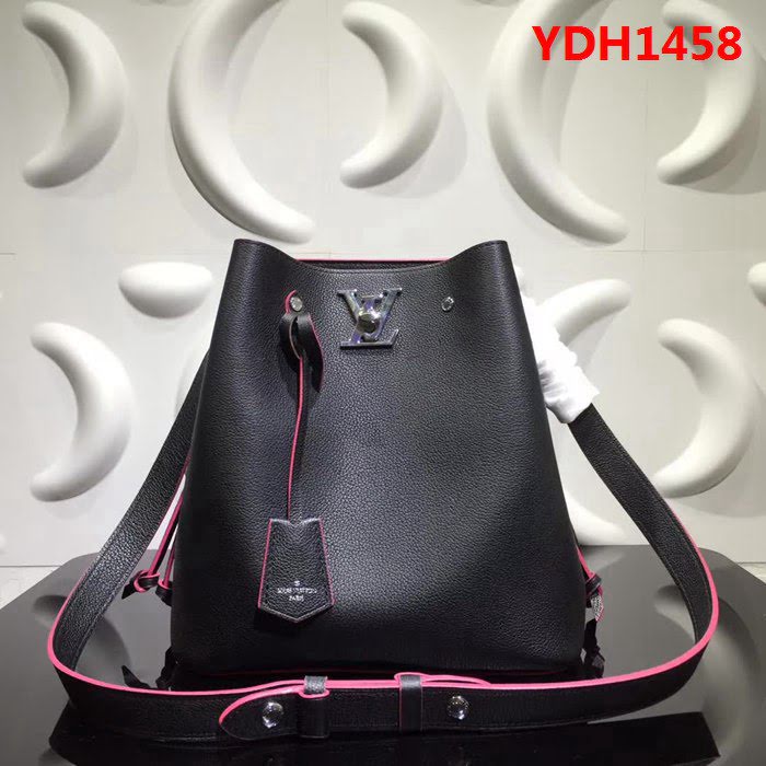 路易威登LV頂級原單M54677 黑色 風格優雅 時尚桶包 YDH1458