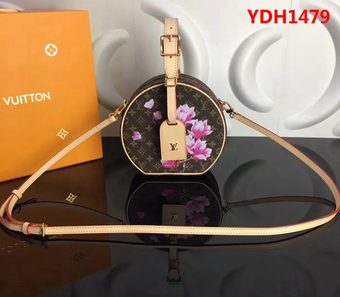 路易威登LV頂級原單PETITEBOITECHAPEAU手袋 M43515 經典圓形斜挎包 YDH1479