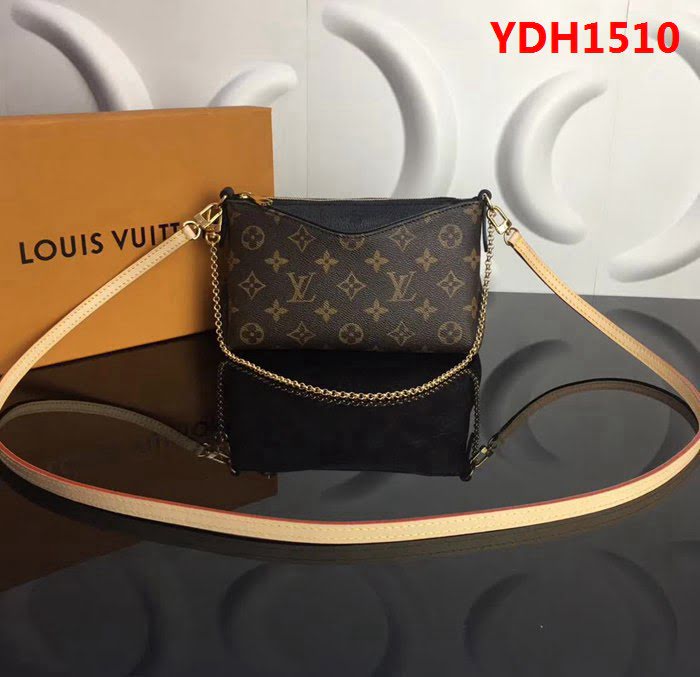 路易威登LV頂級原單 M41638黑色 PALLAS CLUTH 多功能包袋 YDH1510