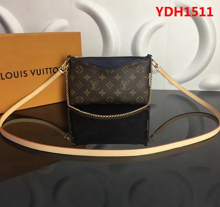 路易威登LV頂級原單 M41638藍色 PALLAS CLUTH 多功能包袋 YDH1511