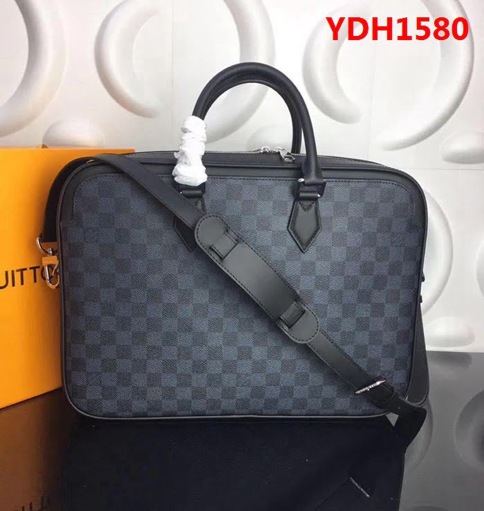路易威登LV原單複刻 N44000DANDY YDH中號公事包 牛皮鑲飾 銀色金屬件 YDH1580