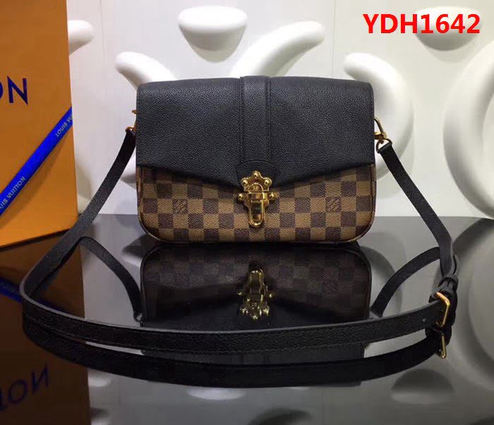路易威登LV頂級原單Wight手袋 N44243黑色時尚休閒斜跨包 YDH1642