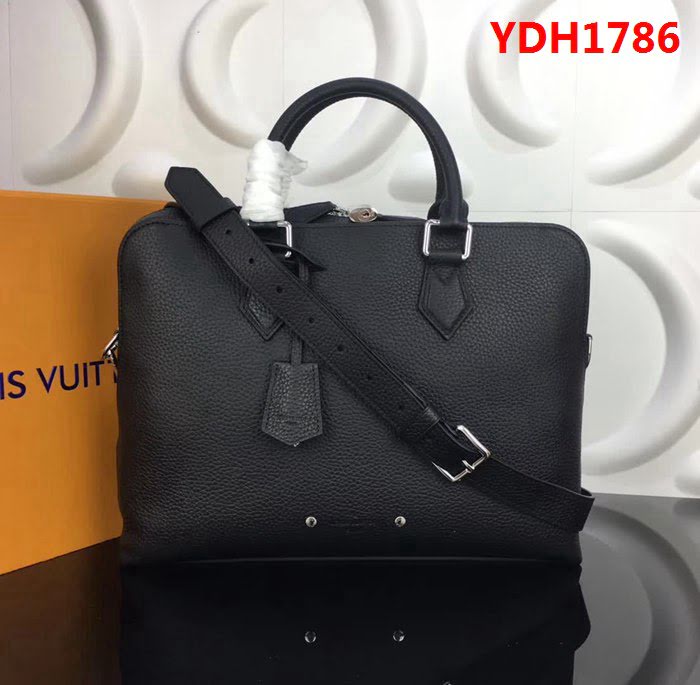 路易威登LV頂級原單 M53488 Armand小號公事包 Taurillon小公牛皮 牛皮飾邊 YDH1786