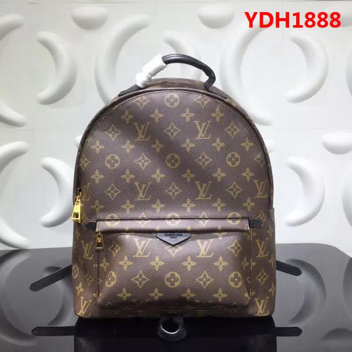 路易威登LV頂級原單2017年早春系列 MONOGRAM BACKPACK 中號雙背包M41561 YDH1888