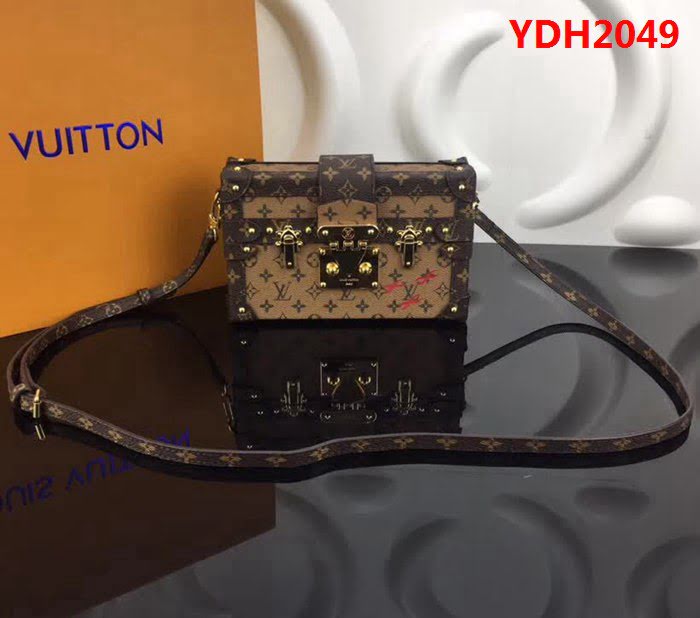 路易威登LV頂級原單Petite Malle手袋 M44154小號箱包 YDH2049