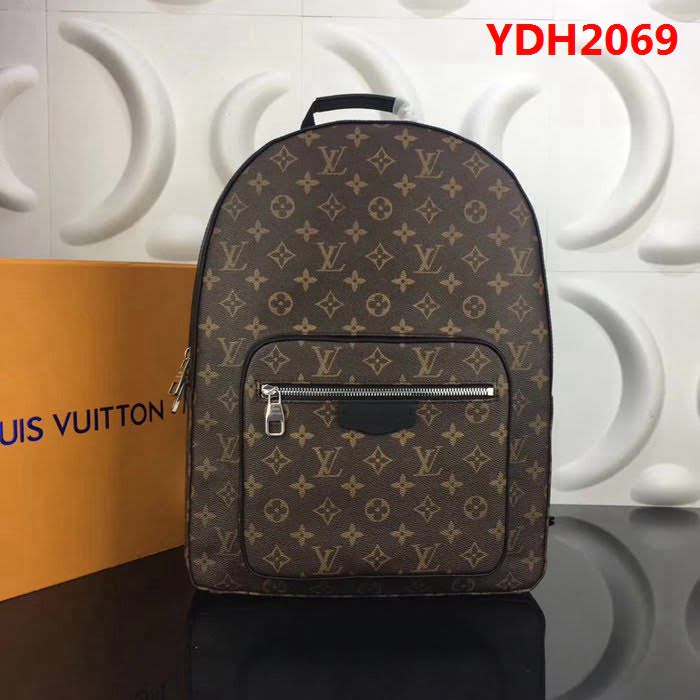 路易威登LV頂級原單M41530 JOSH 雙肩包銀色金屬配件 YDH2069