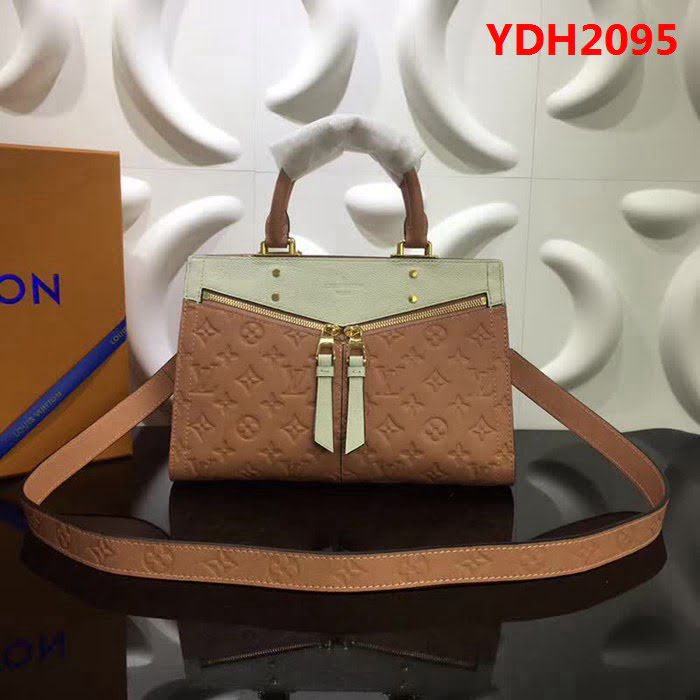 路易威登LV頂級原單M54196杏配白色 Zipped手提肩背包 YDH2095