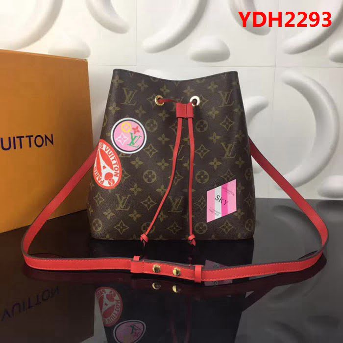 路易威登LV頂級原單2018秋冬新品！PO1072絲印新潮水桶包 YDH2293