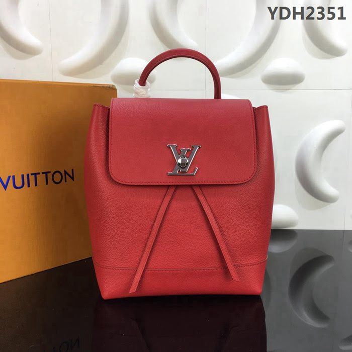 路易威登LV 頂級原單 Lockme系列背包 可作為手袋單挎於一肩 亦可背於雙肩 M41814  YDH2351