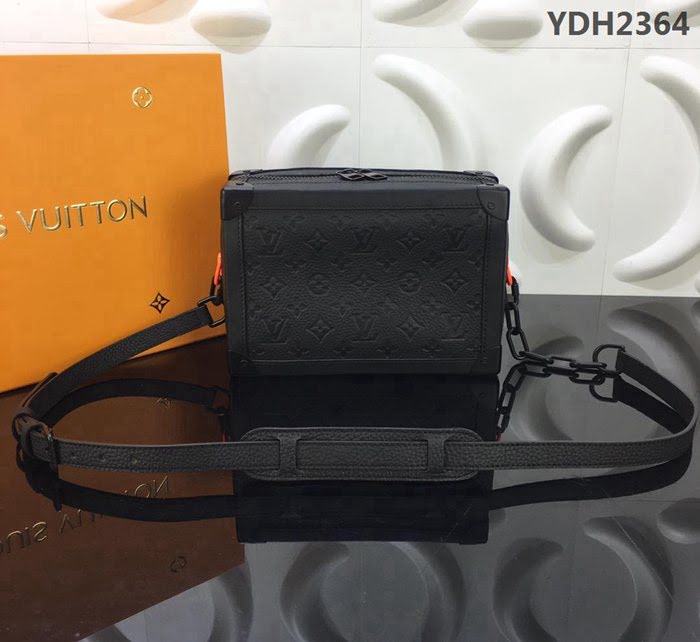 路易威登LV 頂級原單 2019新款 M53288 軟盒子包 monogram全皮壓格 肩背斜挎包 男女通用款  YDH2364