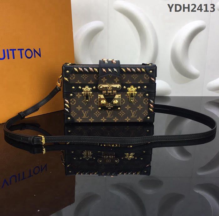 路易威登LV 頂級原單 Petite Malle手袋 經典柔軟的Monogram帆布 單肩斜挎包 M40273  YDH2413