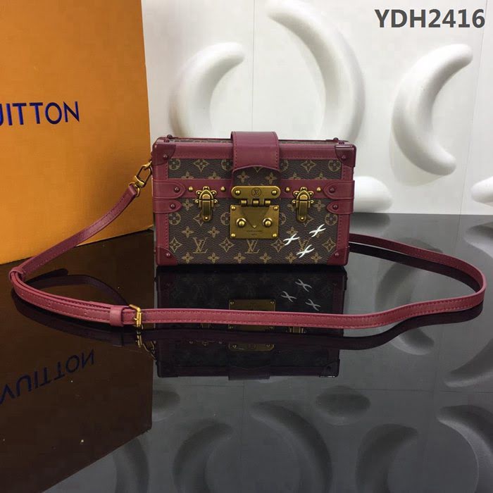 路易威登LV 頂級原單 M50388 Petite Malle Monogram 手袋 全天候手提包 精品小號包袋  YDH2416