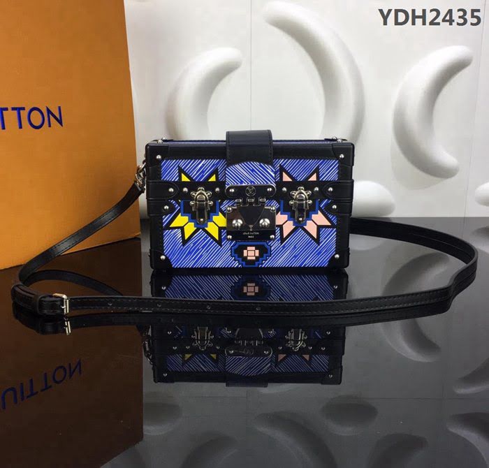 路易威登LV 頂級原單 M94215 新經典Petite Malle手袋 精品小號包袋 雙色設計迷人手袋 純手工打造  YDH2435