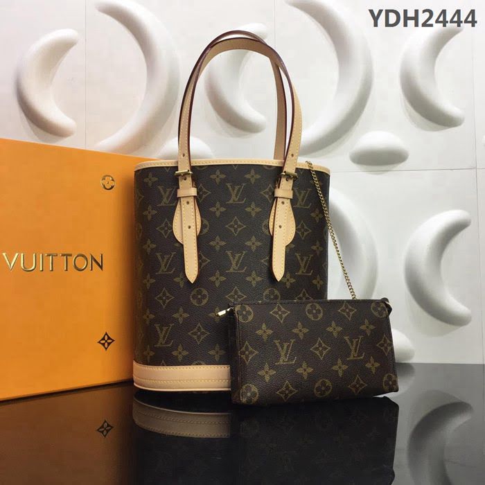 路易威登LV 頂級原單 M42238 超級實用 中古水桶包 多功能款 可手提亦可單肩  YDH2444