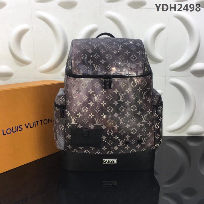 路易威登LV 頂級原單 M44174 2019春夏季前預展系列新品 Alpha雙肩包 外形獨特 經典百搭款式  YDH2498