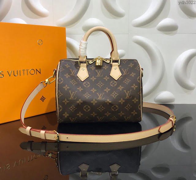 LV女包 M41113 路易威登Speedy 25手袋  LV女手提包 LV女手挎包 LV單肩斜挎包  ydh3022