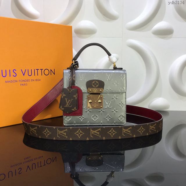 LV包 LV女包 Spring Street手袋 Monogram Vernis漆面牛皮 LV肩背斜挎女包  ydh3134