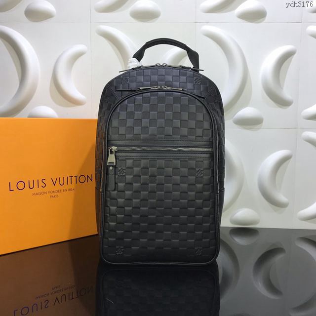 LV包 LV雙肩包 N41330 Michael雙肩包 DamierInfini皮革 LV男士後背包  ydh3176
