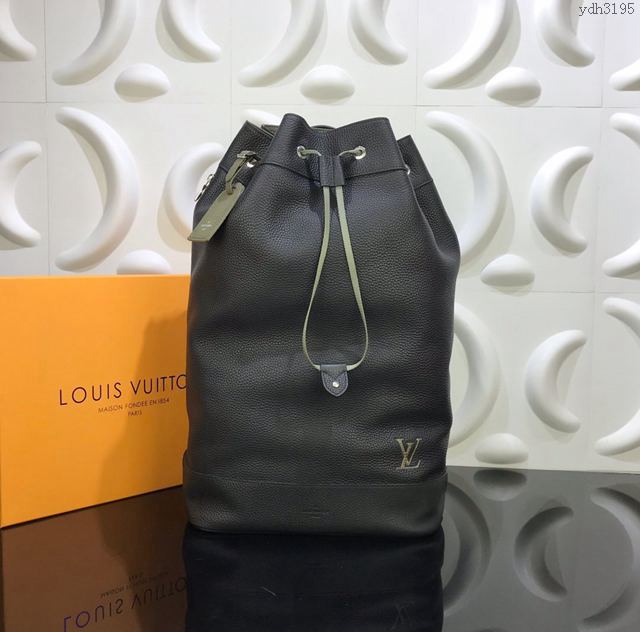 LV包 LV雙肩包 M55171 Taurillon牛皮雙肩背包 LV男士後背包  ydh3195