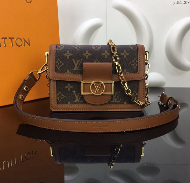 LV包 LV女包 M44580 2019年春夏季新款 MiniDauphine手袋 LV單肩斜挎女包  ydh3269