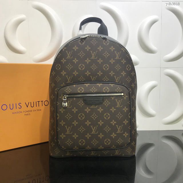 路易威登LV雙肩包 M45349 Josh雙肩包 lv新款男士後背包 lv老花雙肩包  ydh3818