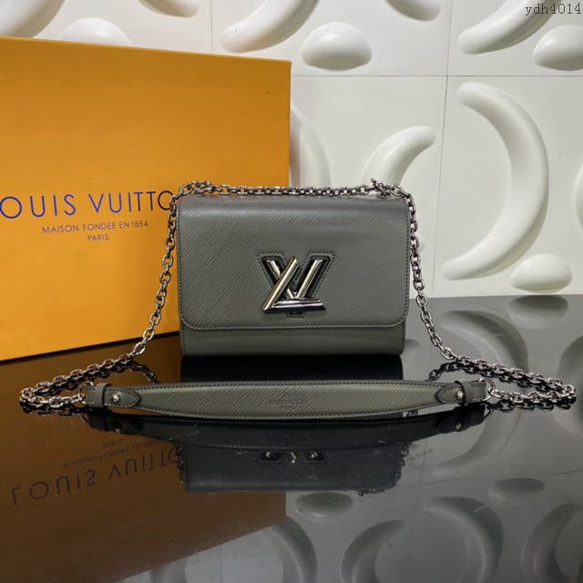 LOUIS VUITTON專櫃新款包包 路易威登Twist中號手袋 LV波浪手提肩背斜挎鏈條女包  ydh4014