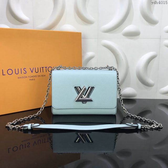 LOUIS VUITTON專櫃新款包包 路易威登Twist中號手袋 LV波浪手提肩背斜挎鏈條女包  ydh4015