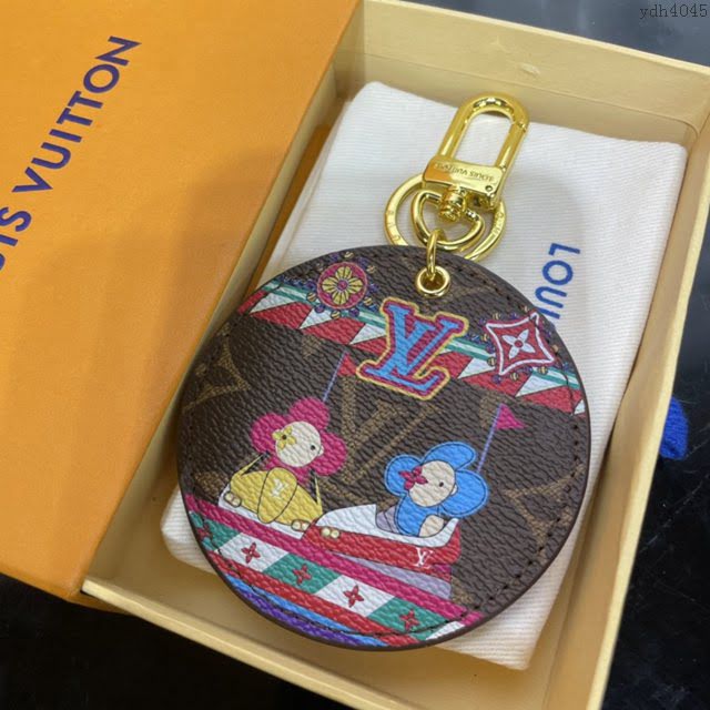LOUIS VUITTON專櫃新款包包 路易威登Illustre Vivienne Funfair Xmas包飾 LV動物印花鑰匙扣  ydh4045