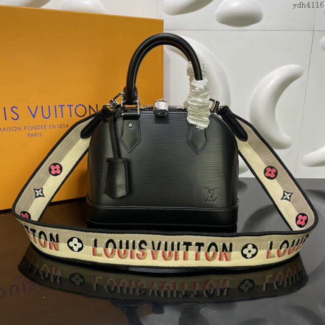 LOUIS VUITTON專櫃新款包包 路易威登Alma BB手袋 LV刺繡肩帶手提肩背斜挎女包  ydh4116
