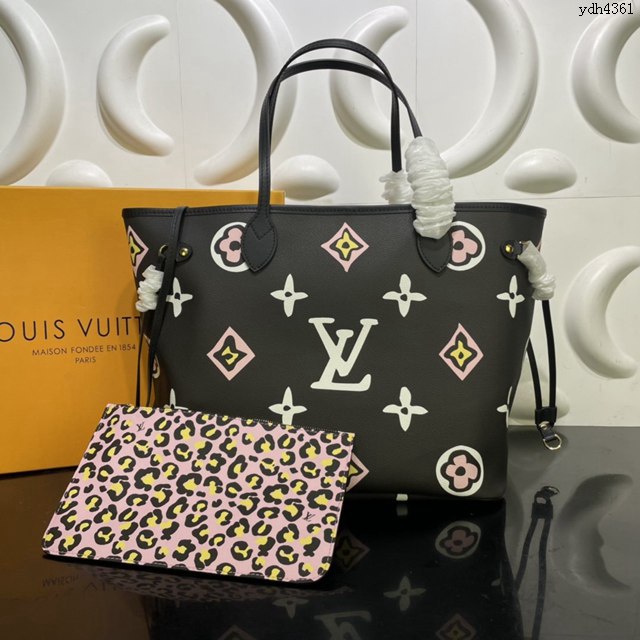 LV專櫃新款女包 路易威登Neverfull中號手袋 M45819 LV膠囊系列手提購物包  ydh4361