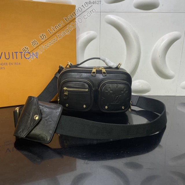路易威登2022专柜新款手袋 M80450 路易威登Utility Crossbody手袋 LV男士小款挎包  ydh4627
