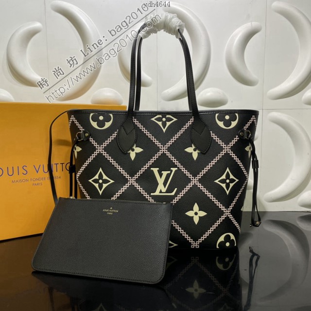 路易威登2022专柜新款女士手袋 M46039 M46040 路易威登Neverfull手袋 LV女款手提购物袋  ydh4644